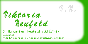 viktoria neufeld business card